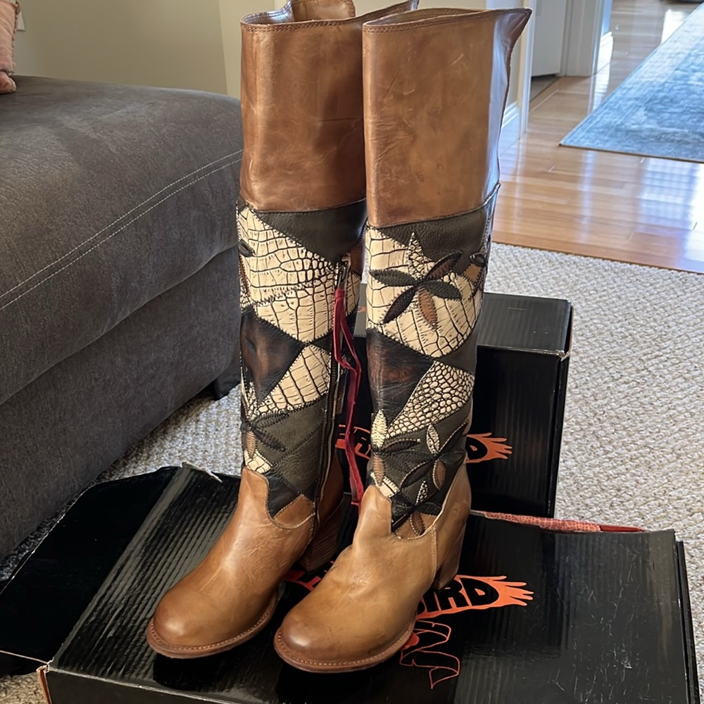 Freebird tall (Betty multi colored) boots